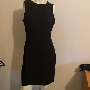 Ladies sleeveless black dress